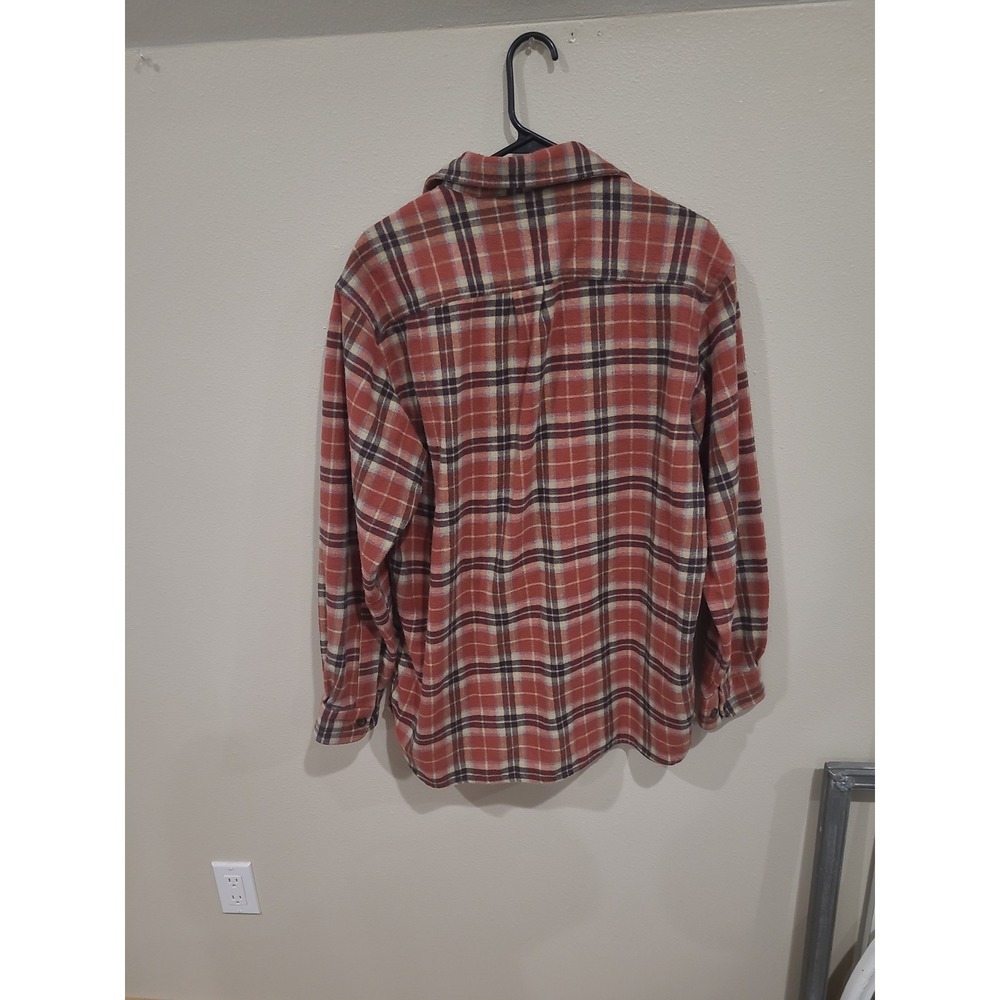 L.L. Bean Chamois Flannel button down Shirt Men SZ M Reg Traditional fit outdoor - Picture 4 of 10